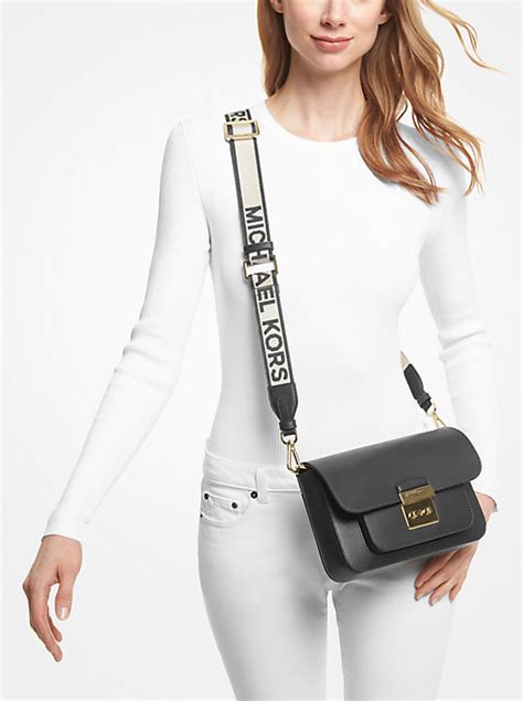 michael kors outlet sloan editor medium leather shoulder bag|Michael Kors sloan crossbody.